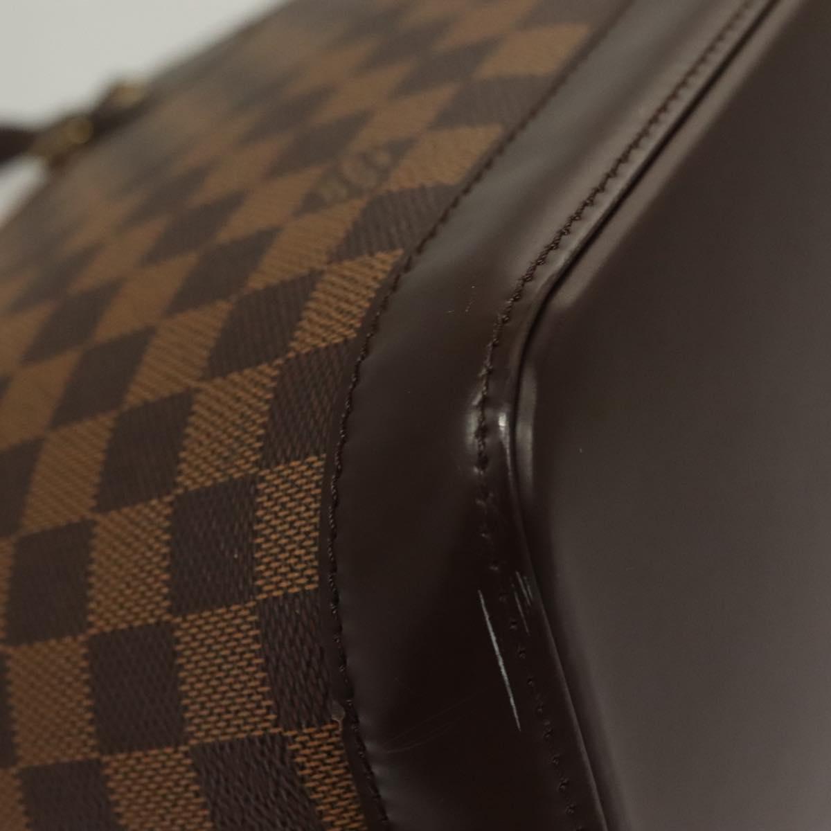 LOUIS VUITTON Damier Ebene Alma Hand Bag N51131 LV Auth 135641