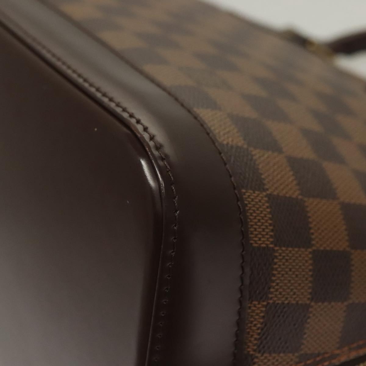 LOUIS VUITTON Damier Ebene Alma Hand Bag N51131 LV Auth 135641