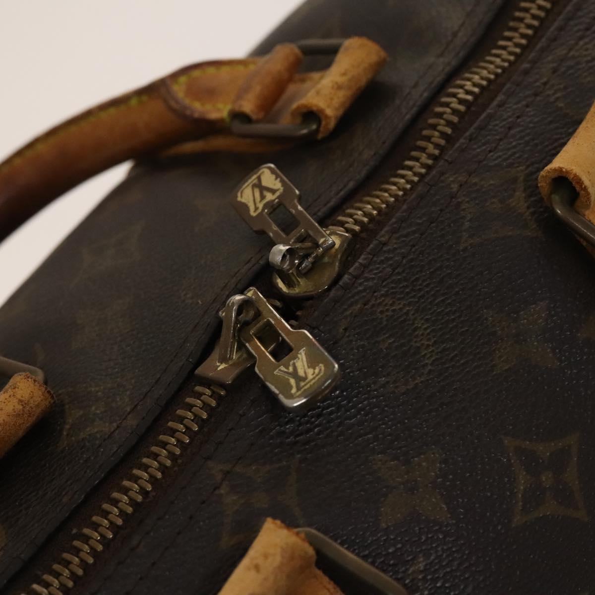 LOUIS VUITTON Monogram Keepall Bandouliere 45 Boston Bag M41418 LV Auth 135652
