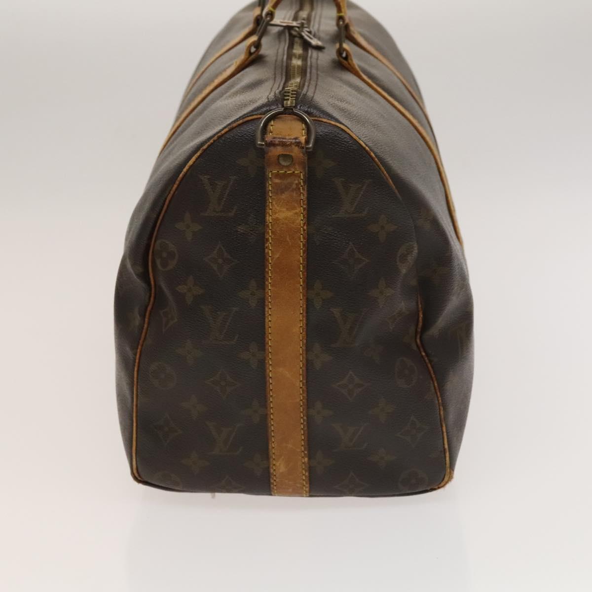 LOUIS VUITTON Monogram Keepall Bandouliere 45 Boston Bag M41418 LV Auth 135652