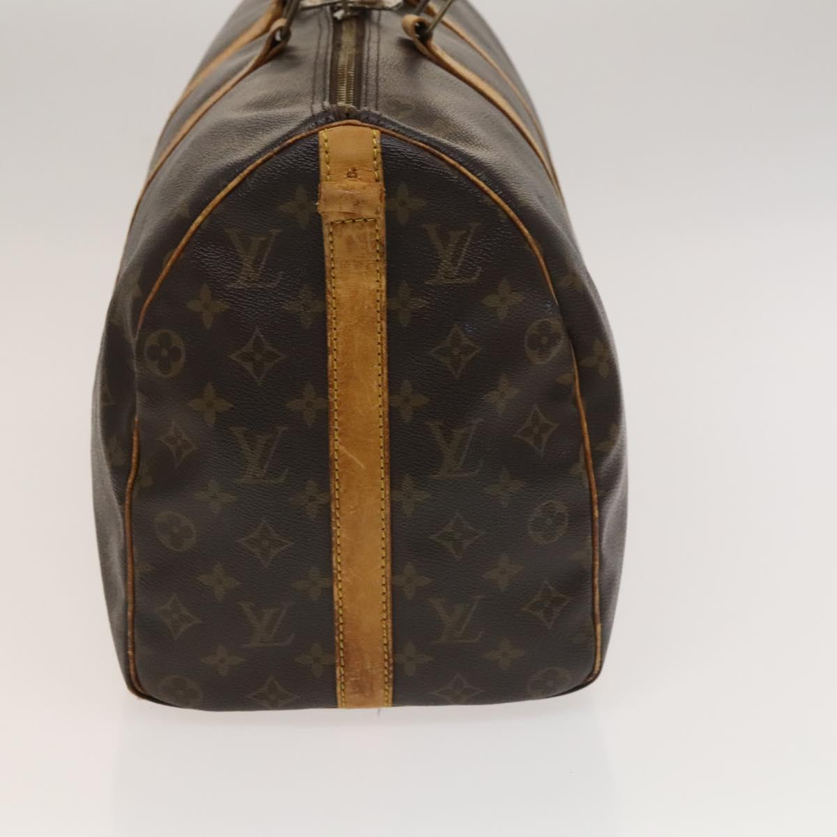 LOUIS VUITTON Monogram Keepall Bandouliere 45 Boston Bag M41418 LV Auth 135652