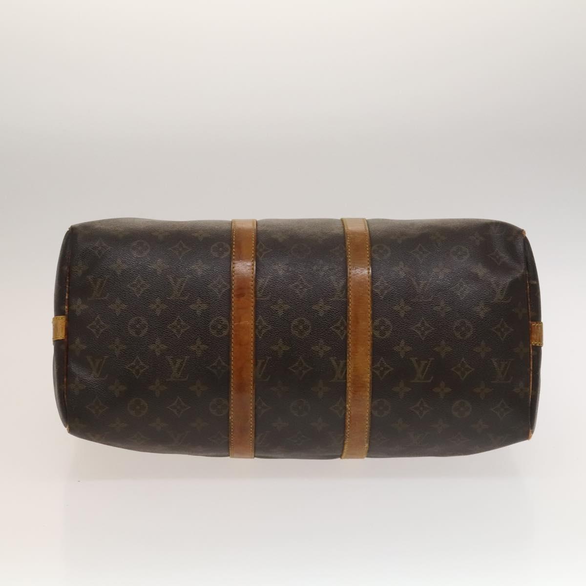LOUIS VUITTON Monogram Keepall Bandouliere 45 Boston Bag M41418 LV Auth 135652