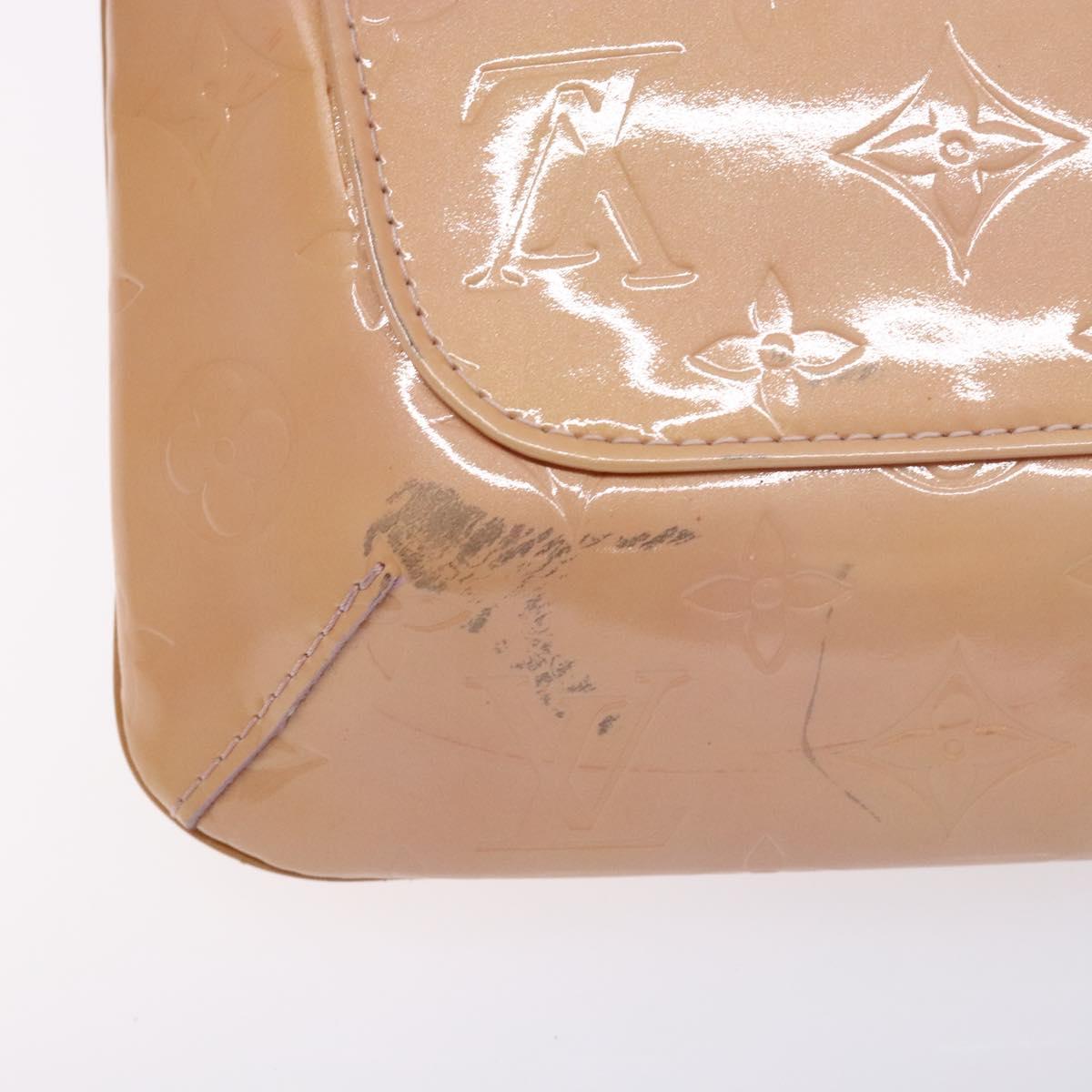 LOUIS VUITTON Vernis Thompson Street Bag Marshmallow Pink M91070 LV Auth 135656