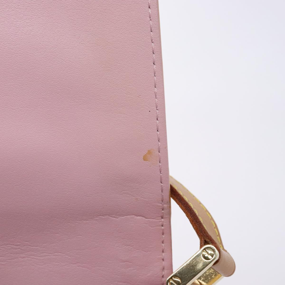 LOUIS VUITTON Vernis Thompson Street Bag Marshmallow Pink M91070 LV Auth 135656