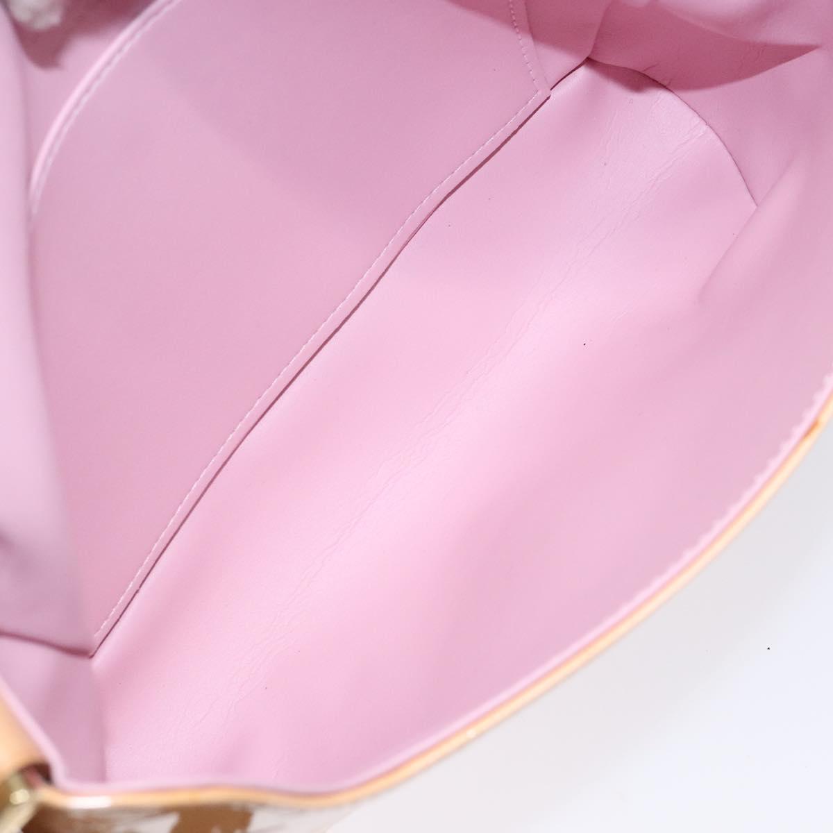 LOUIS VUITTON Vernis Thompson Street Bag Marshmallow Pink M91070 LV Auth 135656