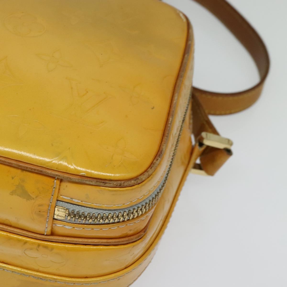 LOUIS VUITTON Monogram Vernis Wooster Shoulder Bag Gris M91036 LV Auth 135657
