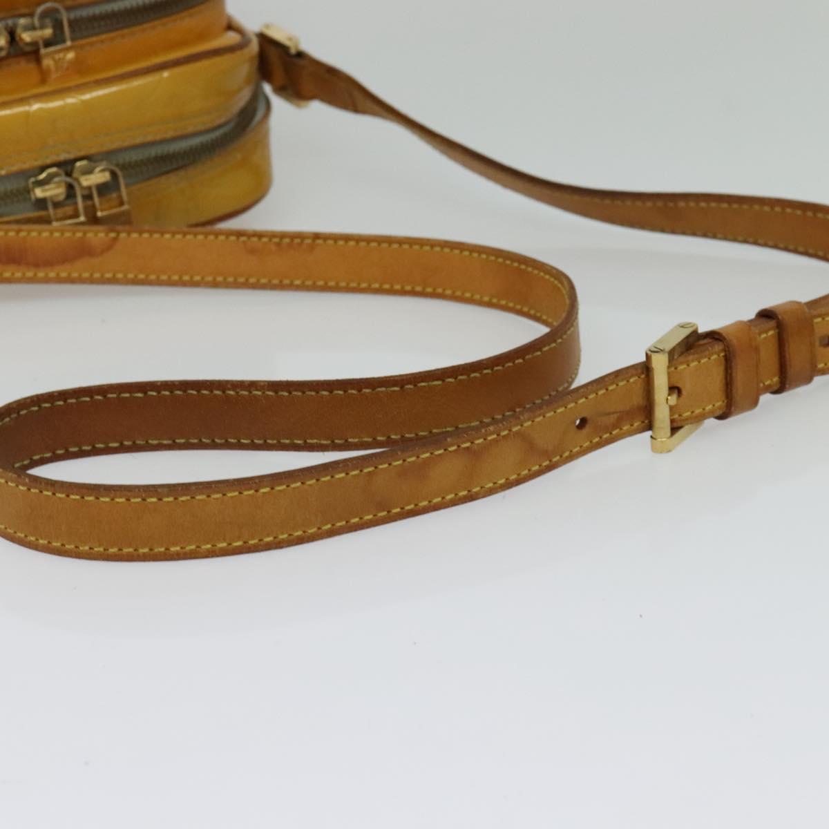LOUIS VUITTON Monogram Vernis Wooster Shoulder Bag Gris M91036 LV Auth 135657