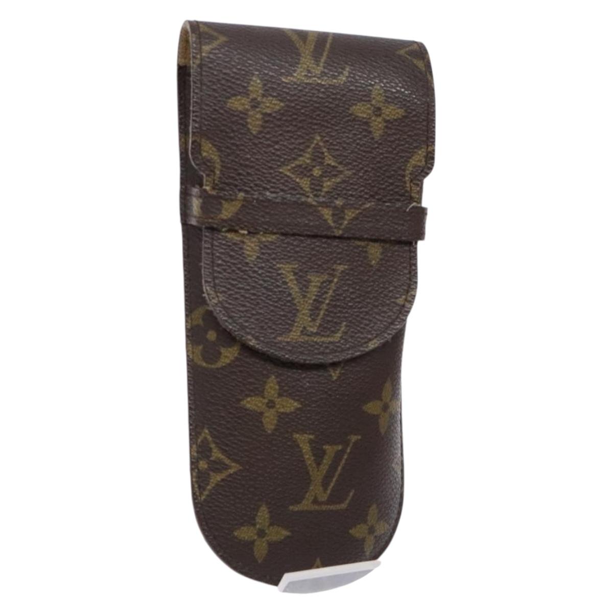 LOUIS VUITTON Monogram Etui Lunette Rabat Glasses Case M62970 LV Auth 135690