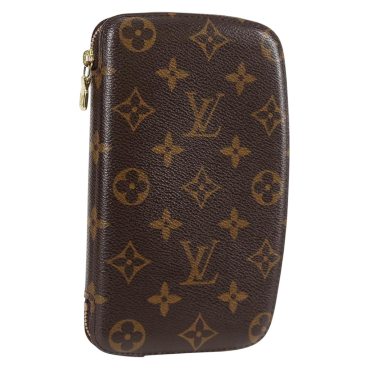 LOUIS VUITTON Monogram Agenda Jeode Travel Case M62950 LV Auth 135694
