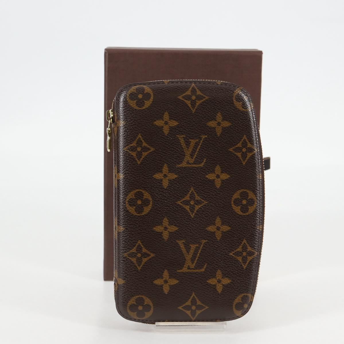 LOUIS VUITTON Monogram Agenda Jeode Travel Case M62950 LV Auth 135694