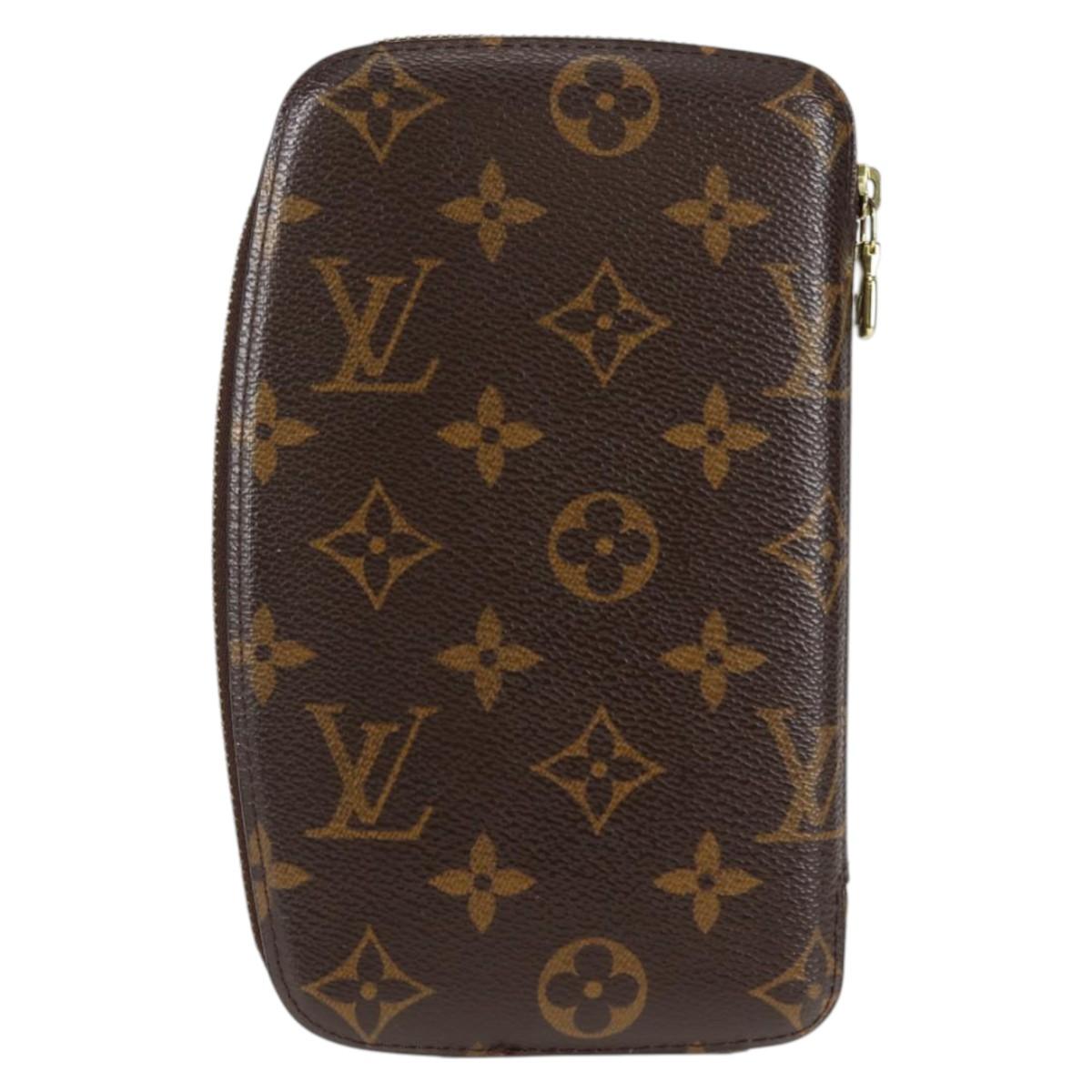 LOUIS VUITTON Monogram Agenda Jeode Travel Case M62950 LV Auth 135694