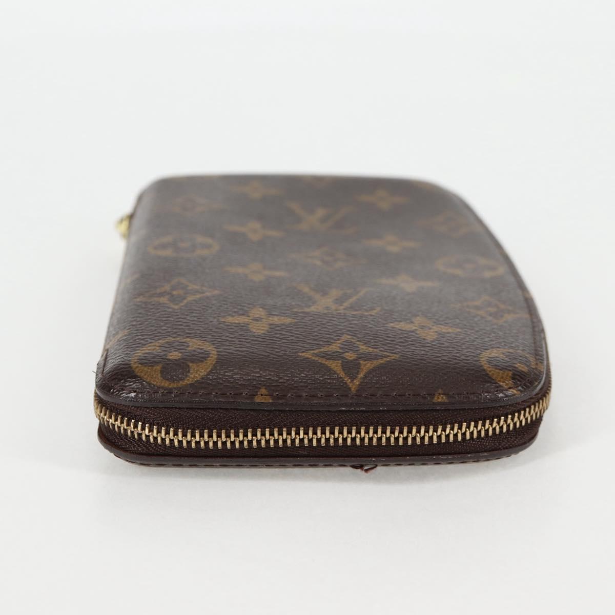 LOUIS VUITTON Monogram Agenda Jeode Travel Case M62950 LV Auth 135694