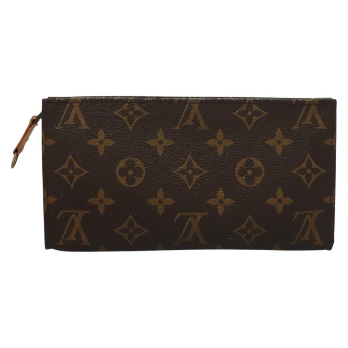 LOUIS VUITTON Monogram Bucket GM Accessory Pouch LV Auth 135706