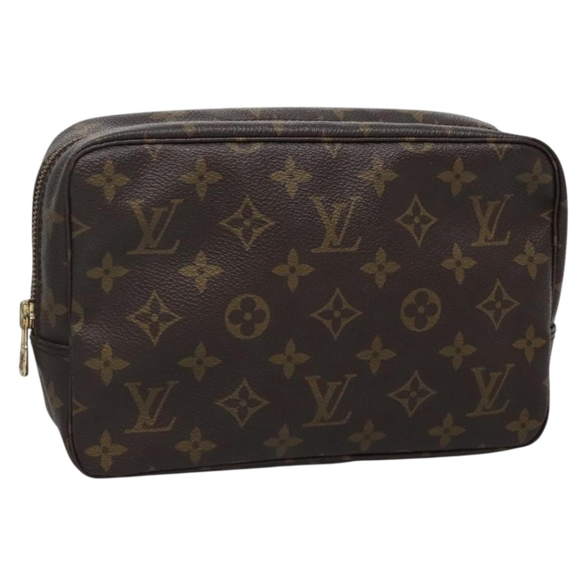 LOUIS VUITTON Monogram Trousse Toilette 23 Clutch Bag M47524 LV Auth 135733