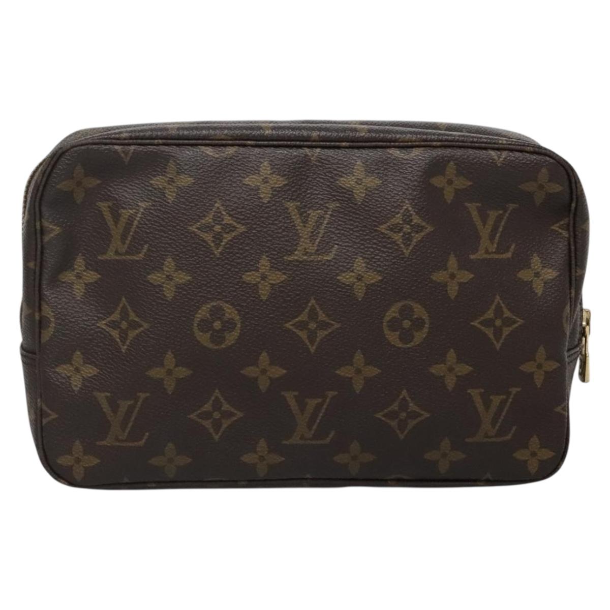 LOUIS VUITTON Monogram Trousse Toilette 23 Clutch Bag M47524 LV Auth 135733