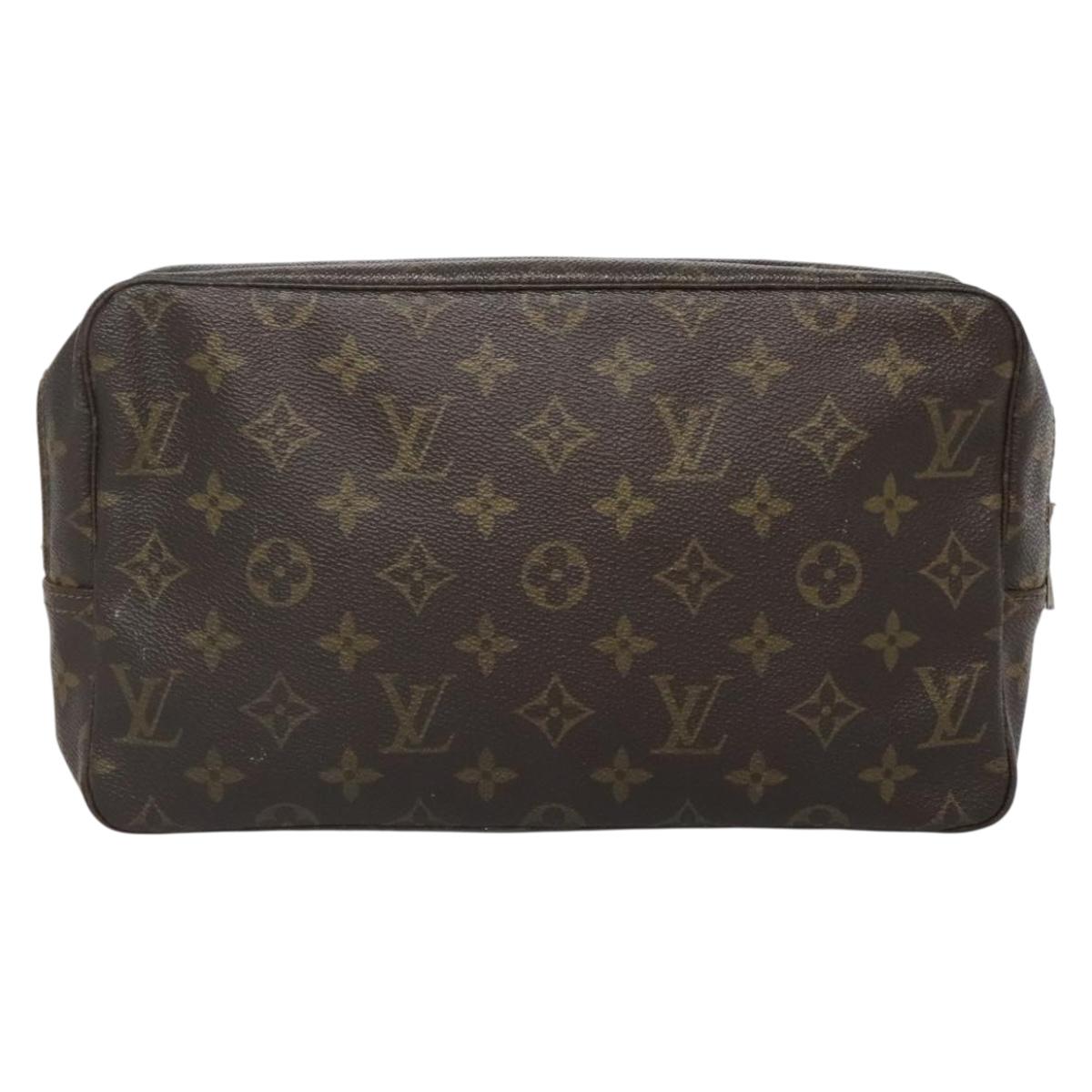 LOUIS VUITTON Monogram Trousse Toilette 28 Clutch Bag M47522 LV Auth 135734