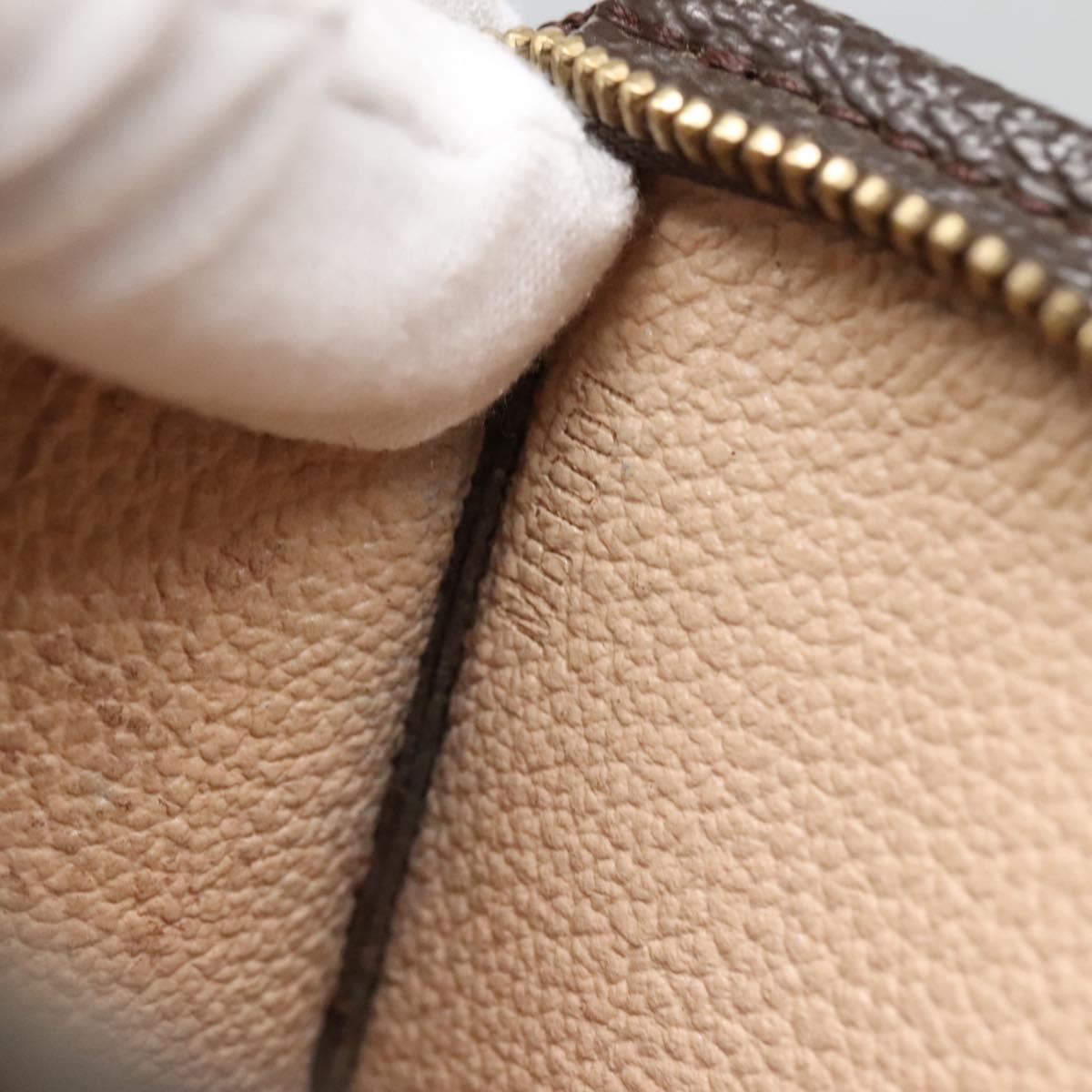 LOUIS VUITTON Monogram Poche Toilette 15 Pouch M47546 LV Auth 135744