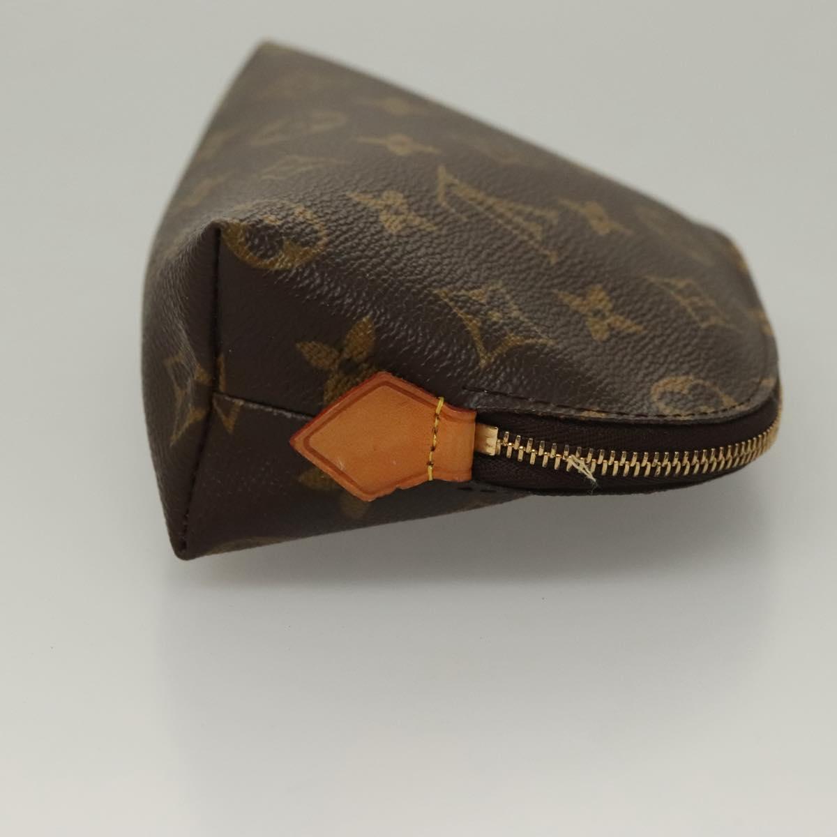 LOUIS VUITTON Monogram Pochette Cosmetic PM Pouch M43998 LV Auth 135746