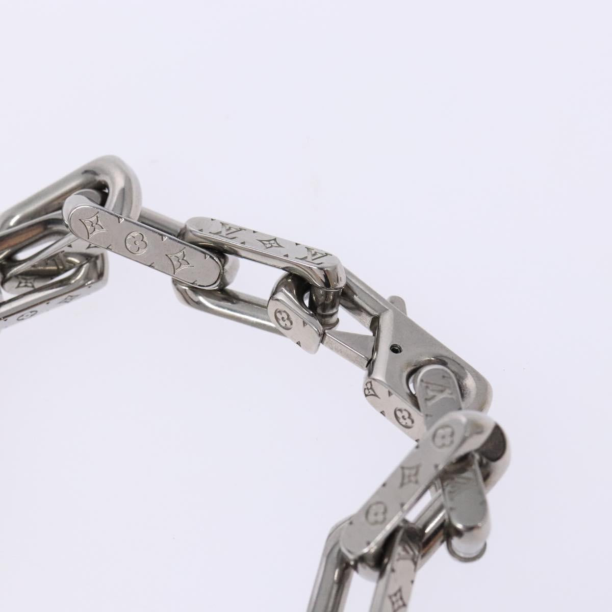 LOUIS VUITTON Chain Necklace metal Silver M00307 LV Auth 135753M