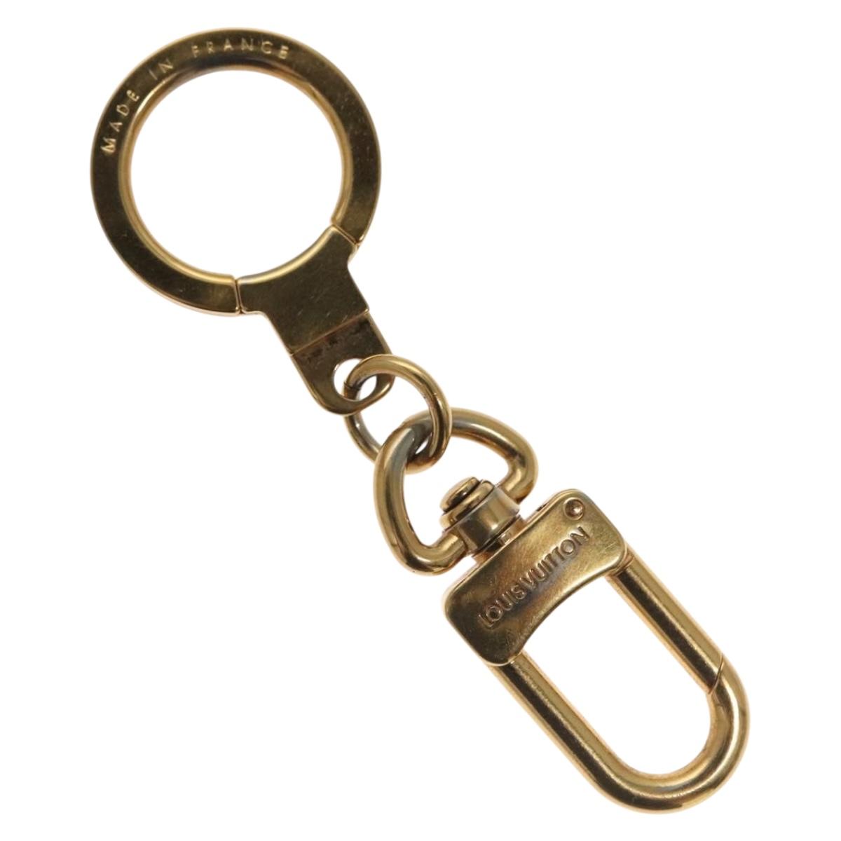 LOUIS VUITTON Anneau Cles Key Holder Metal Gold Tone M62698 LV Auth 135754
