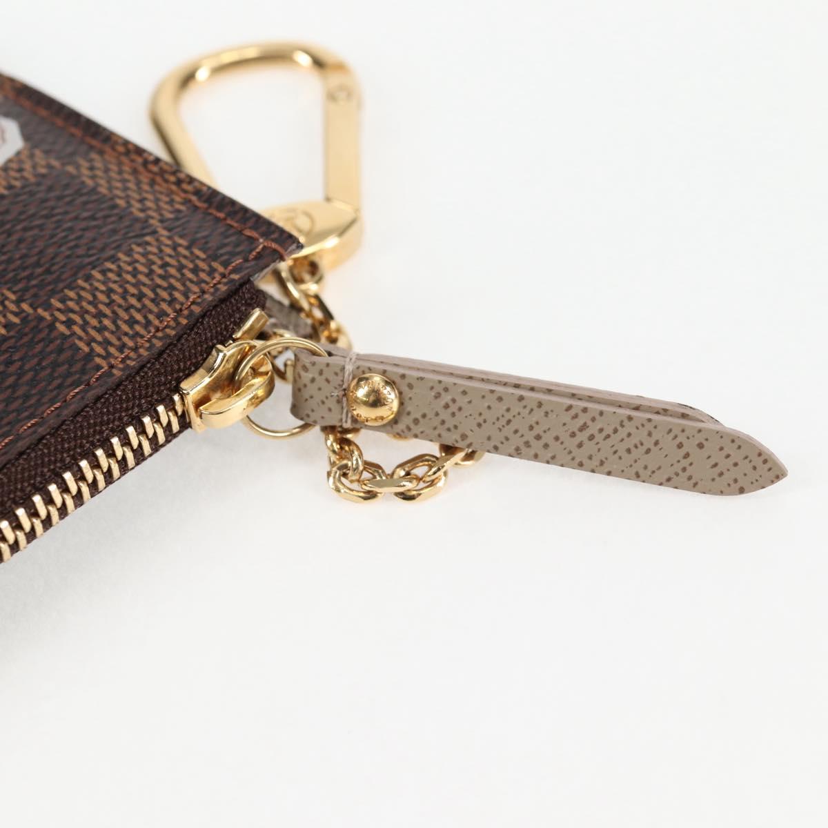 LOUIS VUITTON Damier Ebene Pochette Cree Coin Purse N63086 LV Auth 135756V