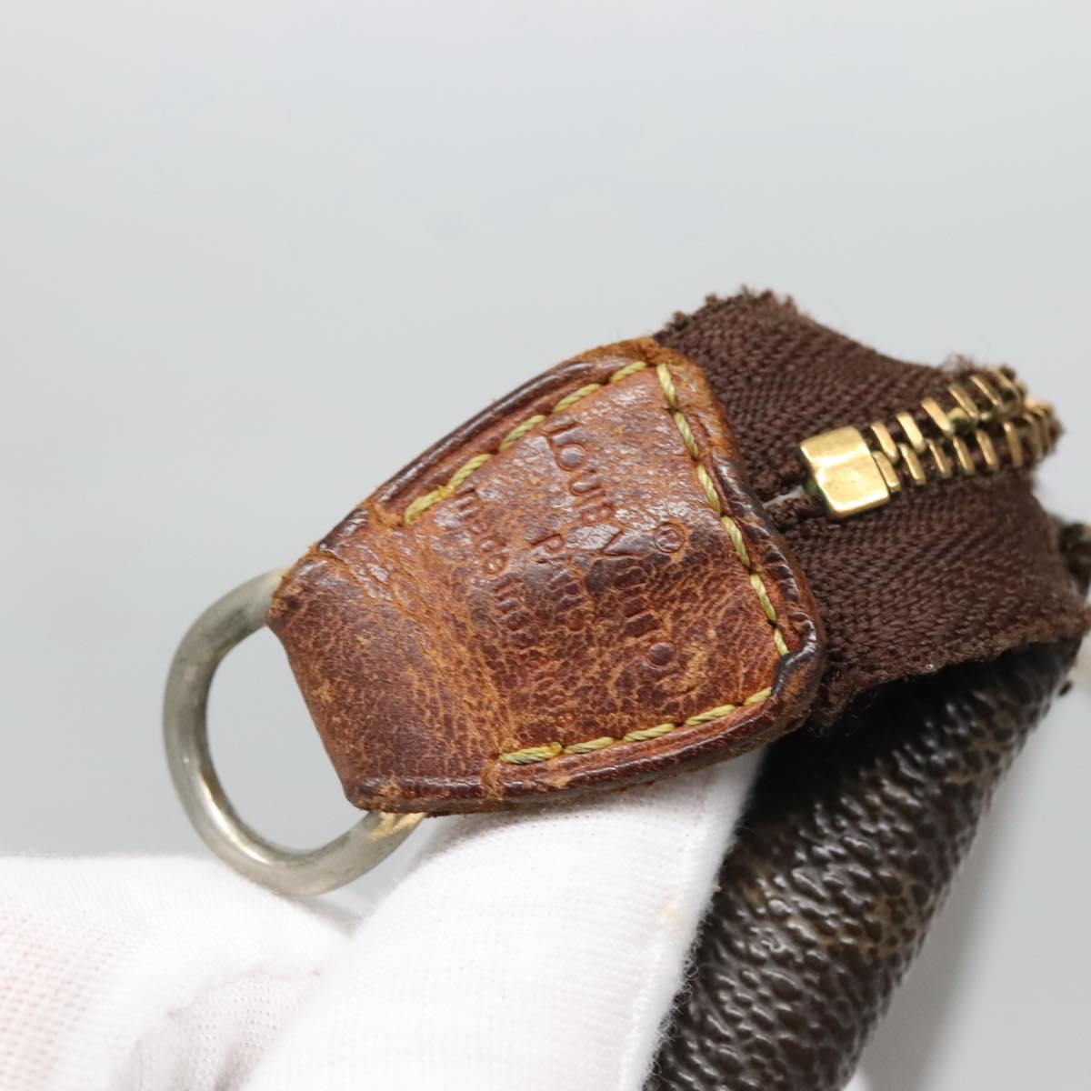 LOUIS VUITTON Monogram Pochette Accessoires Pouch M51980 LV Auth 135776