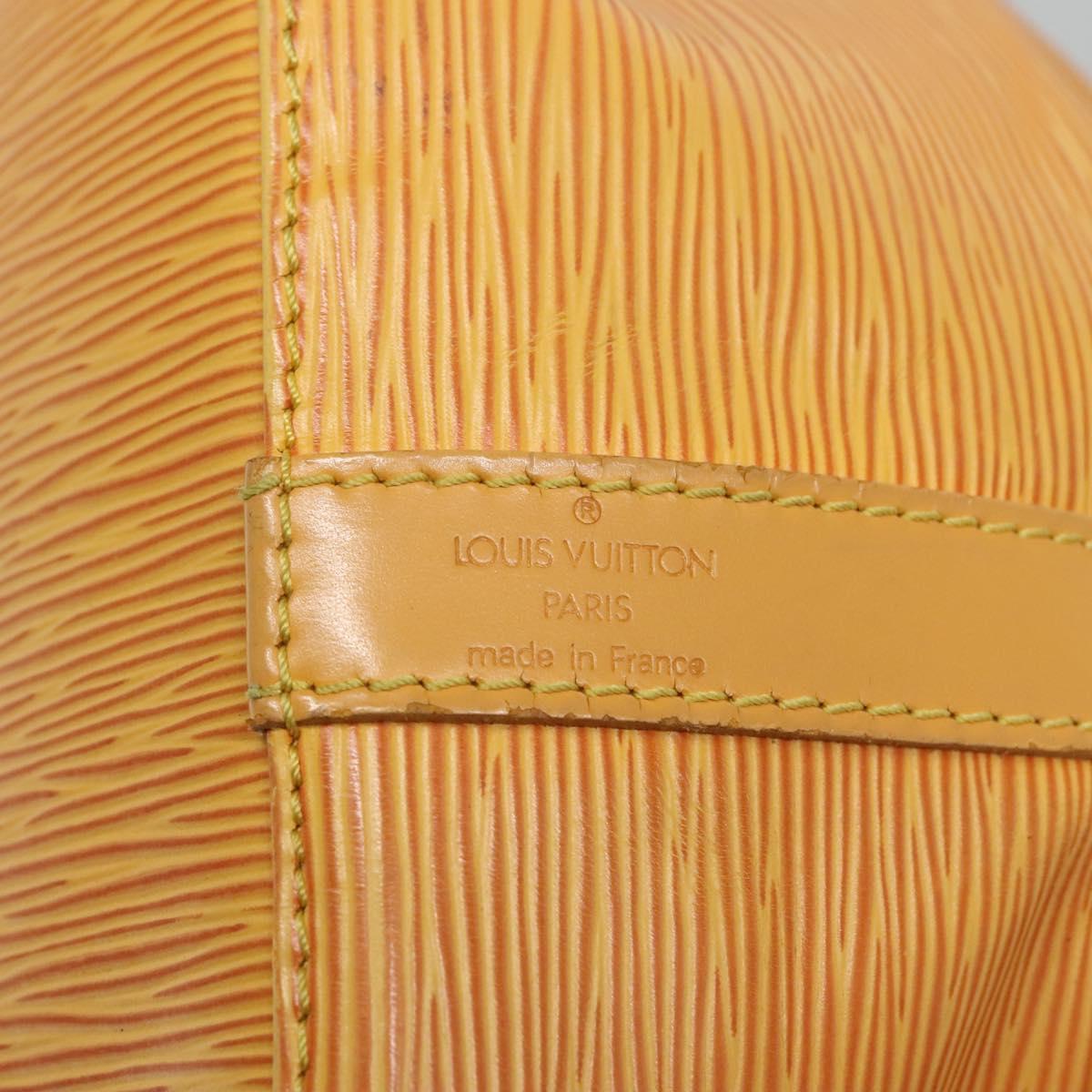LOUIS VUITTON Epi Petit Noe Shoulder Bag Yellow M44109 LV Auth 135781