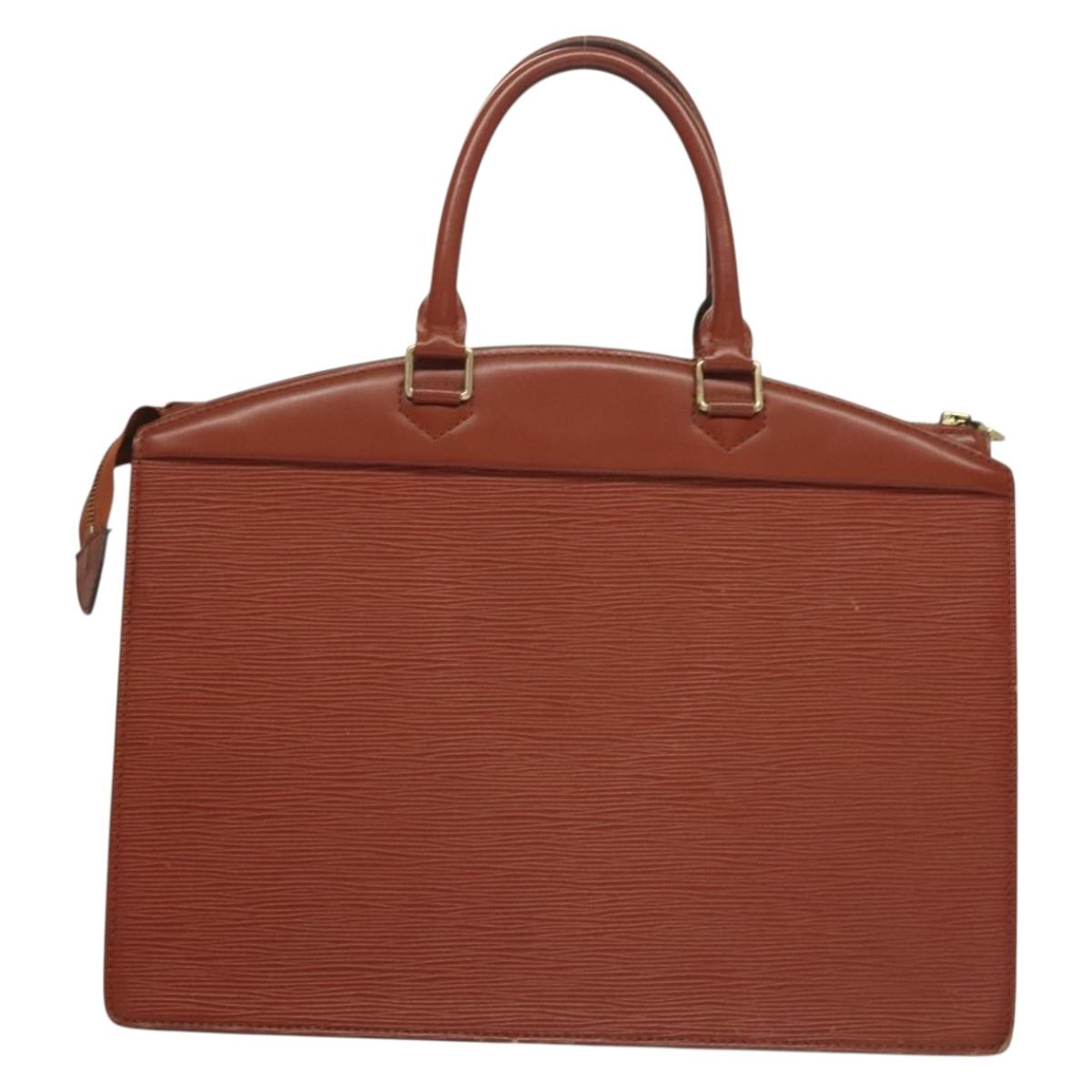 LOUIS VUITTON Epi Riviera Hand Bag Brown M48183 LV Auth 135782
