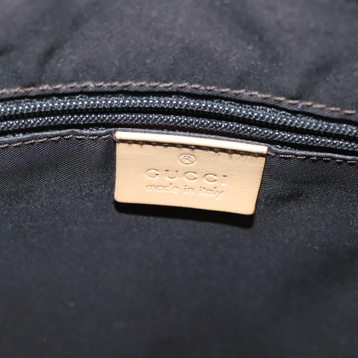GUCCI GG Canvas Shoulder Bag Beige 001 3386 Auth 135789