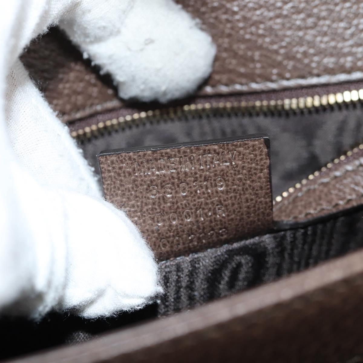 GUCCI Balenciaga Collaboration Web Sherry Line Bag PVC Beige 680119 Auth135820SM