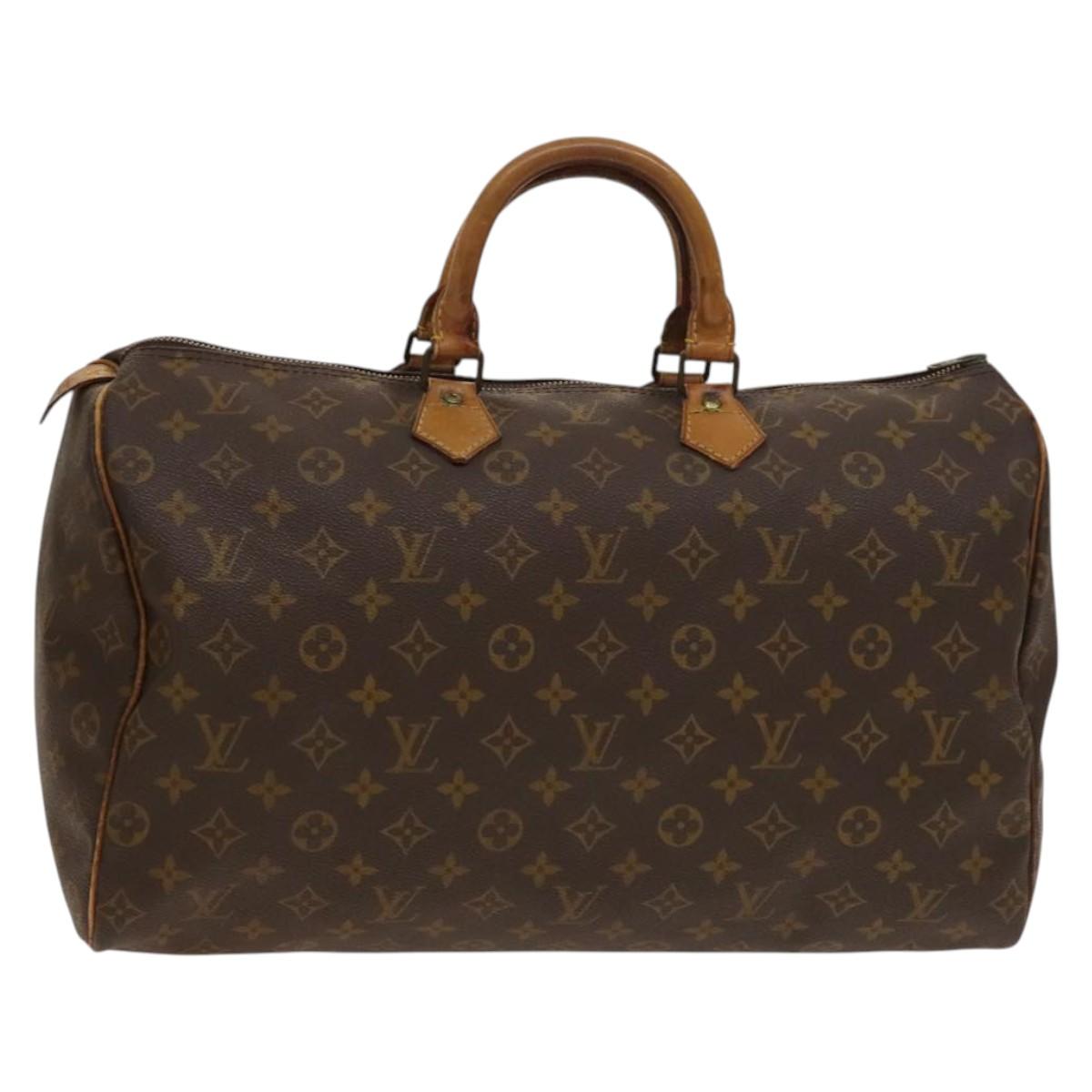 LOUIS VUITTON Monogram Speedy 40 Hand Bag M41522 LV Auth 135841
