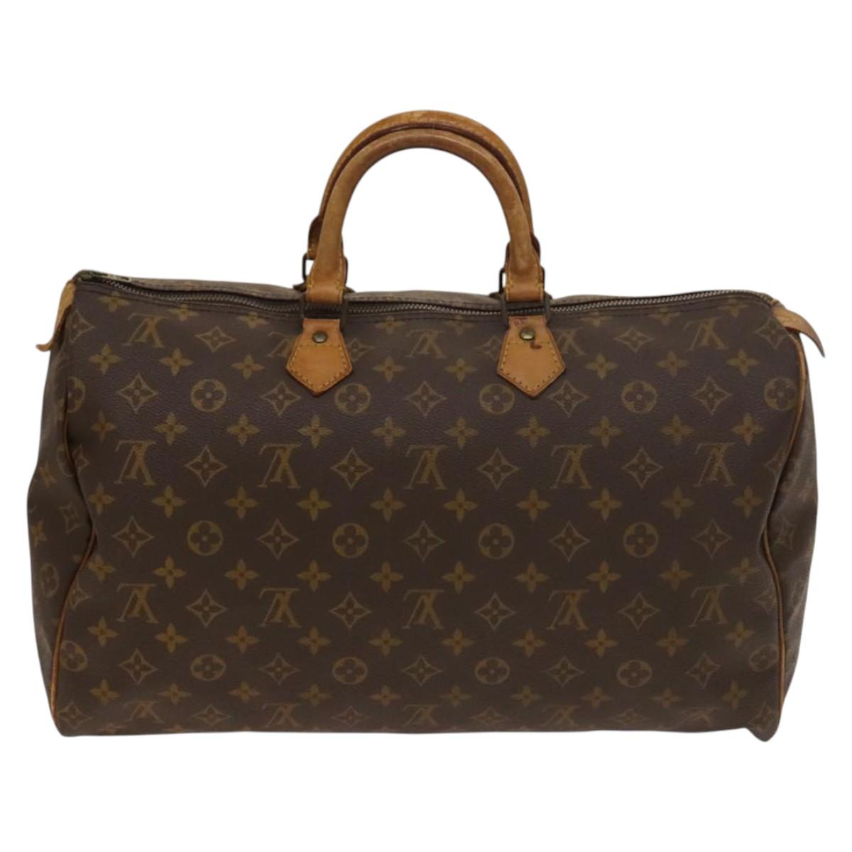 LOUIS VUITTON Monogram Speedy 40 Hand Bag M41522 LV Auth 135841