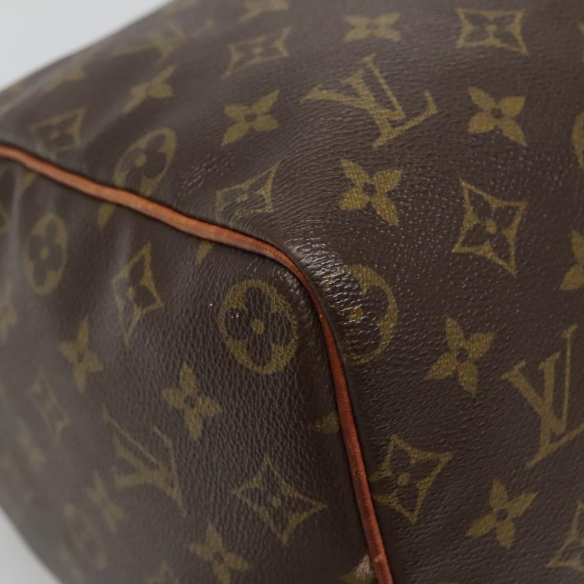 LOUIS VUITTON Monogram Speedy 40 Hand Bag M41522 LV Auth 135842