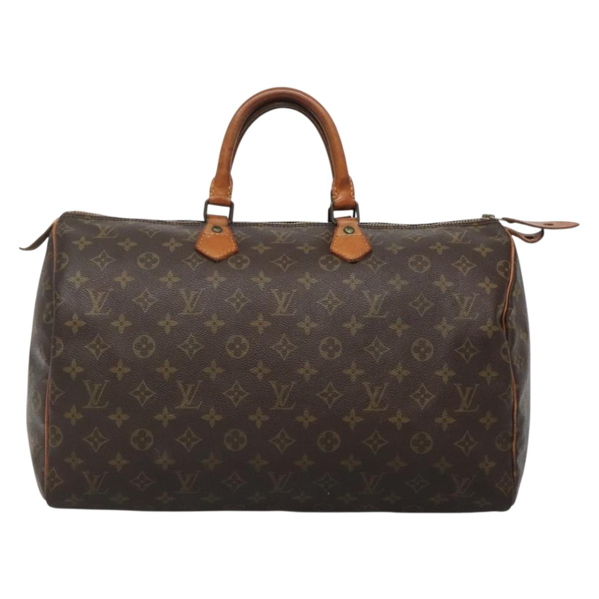 LOUIS VUITTON Monogram Speedy 40 Hand Bag M41522 LV Auth 135842