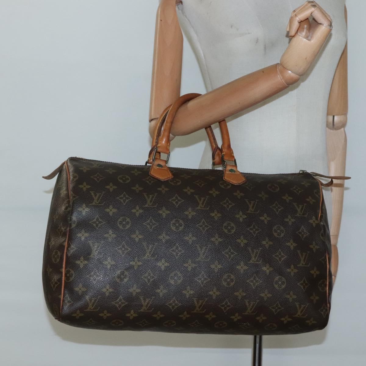 LOUIS VUITTON Monogram Speedy 40 Hand Bag M41522 LV Auth 135842