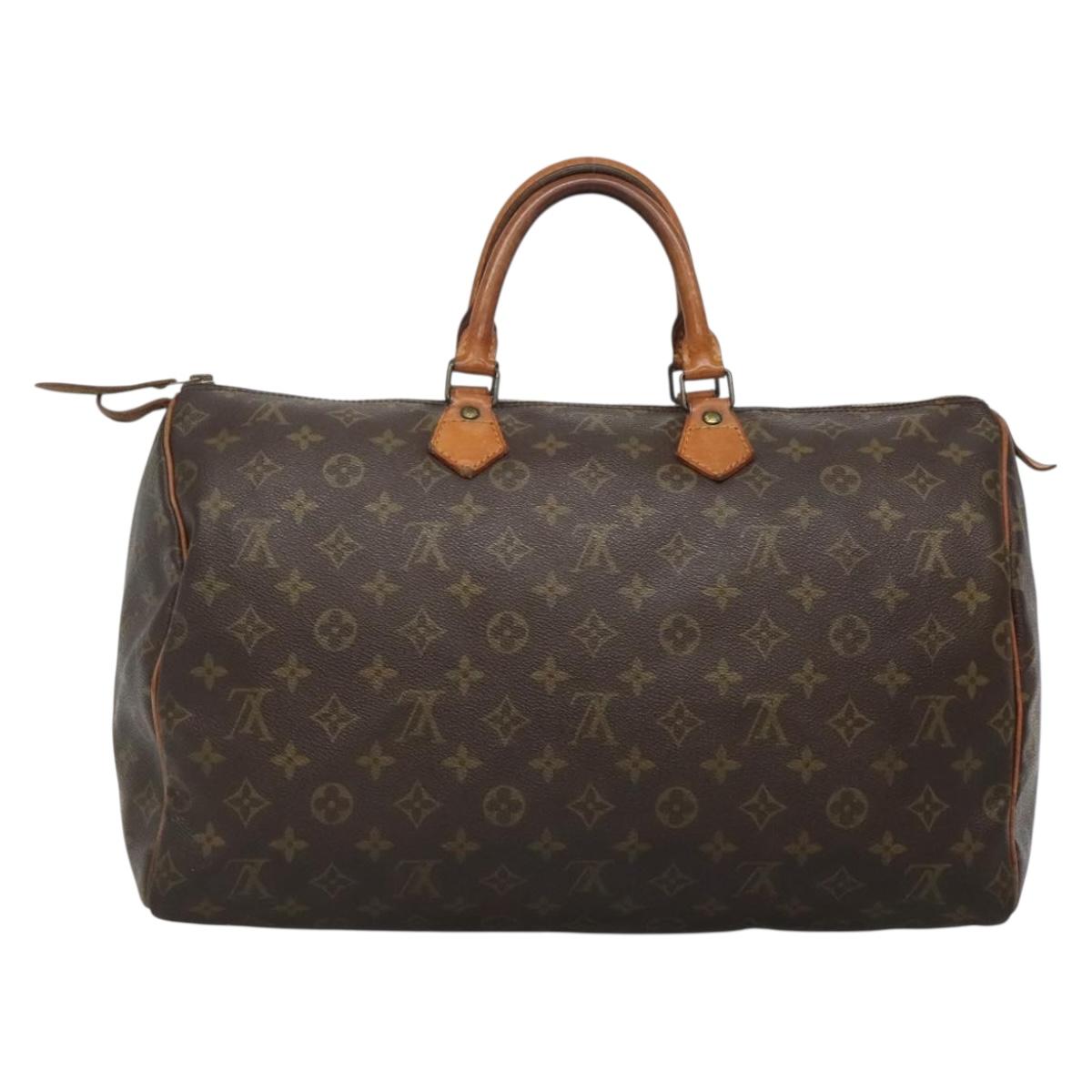 LOUIS VUITTON Monogram Speedy 40 Hand Bag M41522 LV Auth 135842