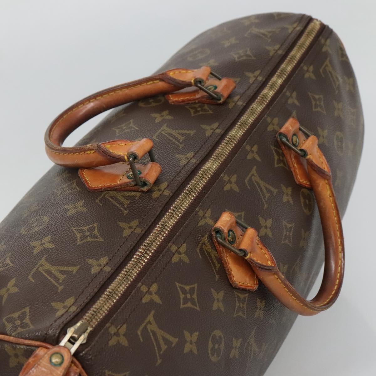 LOUIS VUITTON Monogram Speedy 40 Hand Bag M41522 LV Auth 135842