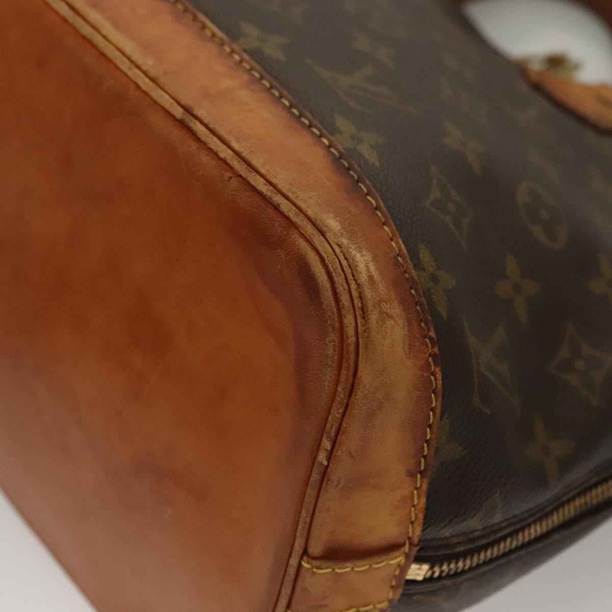 LOUIS VUITTON Monogram Alma Hand Bag M51130 LV Auth 135848