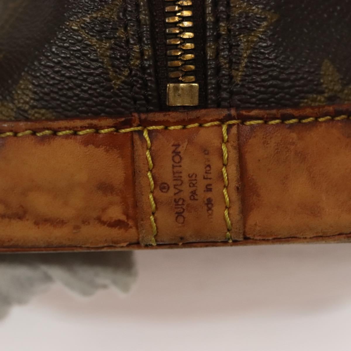 LOUIS VUITTON Monogram Alma Hand Bag M51130 LV Auth 135848