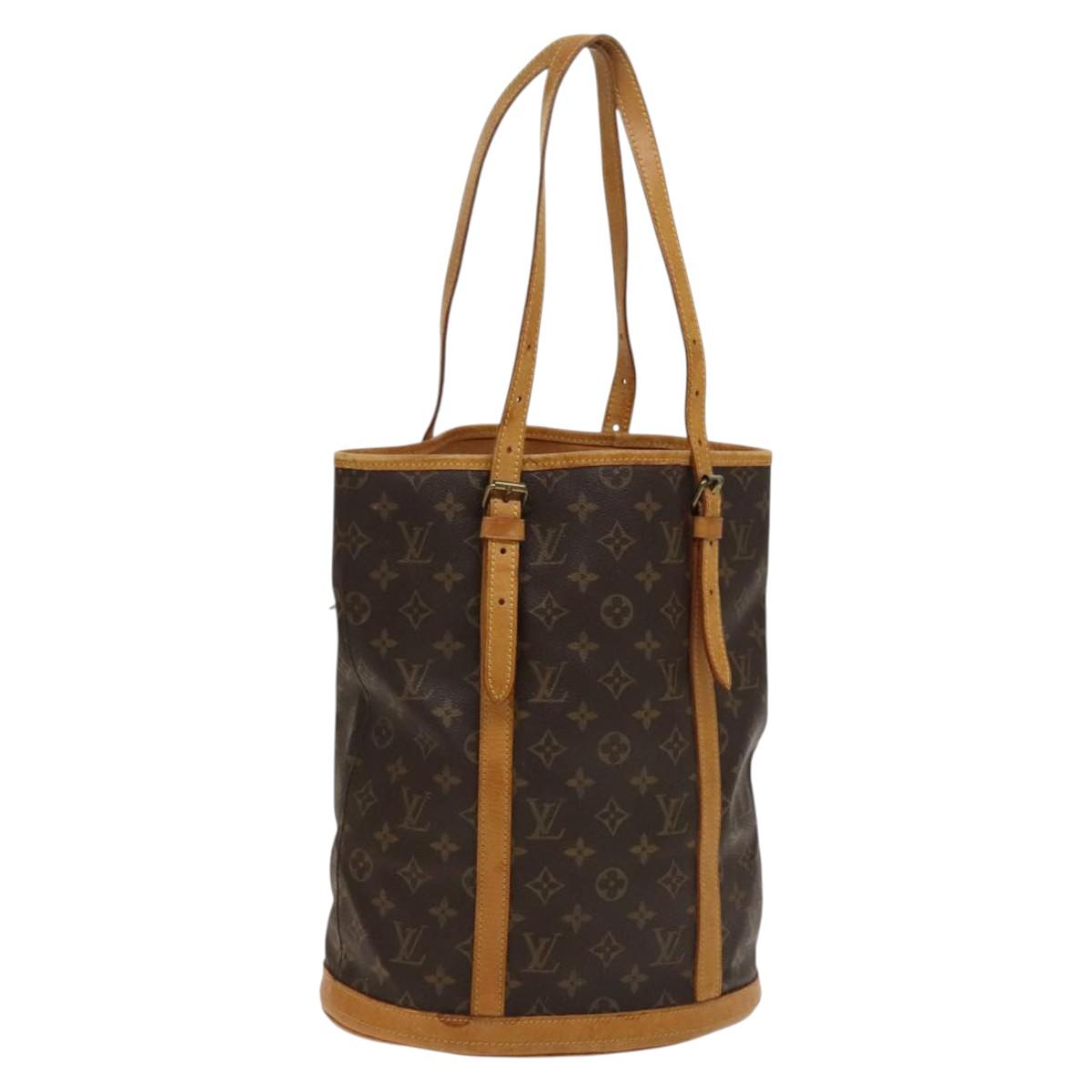 LOUIS VUITTON Monogram Bucket GM Shoulder Bag M42236 LV Auth 135863