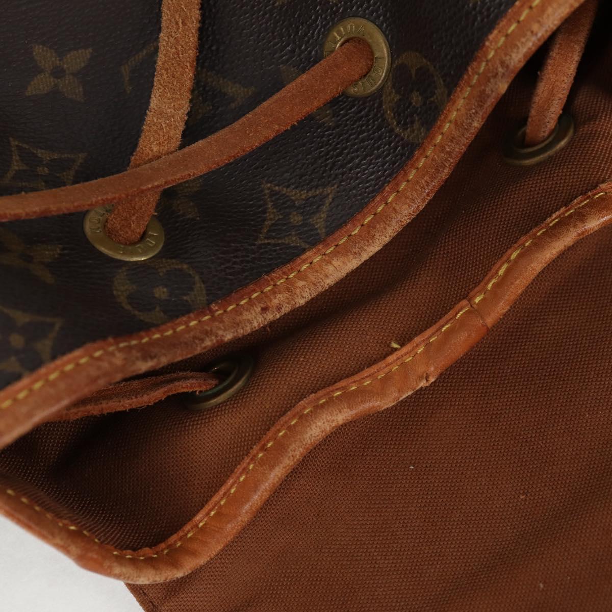 LOUIS VUITTON Monogram Montsouris GM Backpack M51135 LV Auth 135864