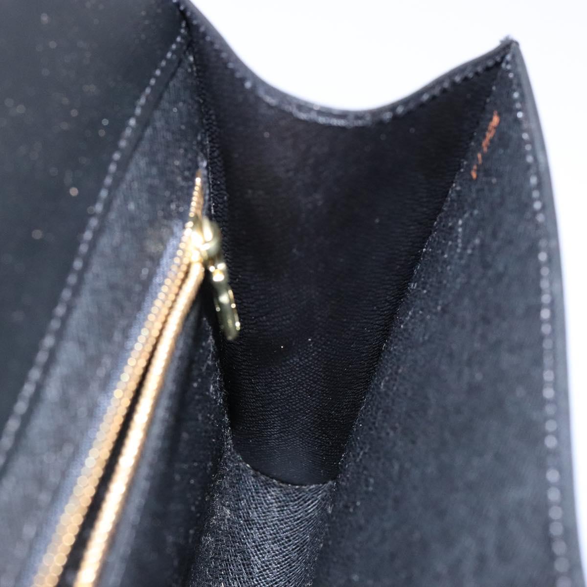 LOUIS VUITTON Epi Art Deco Clutch Bag Black M52632 LV Auth 135872