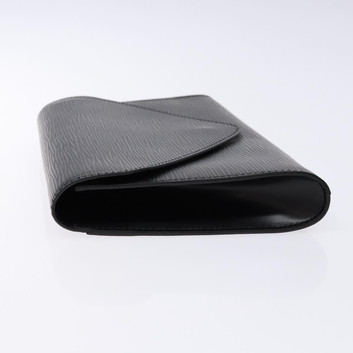 LOUIS VUITTON Epi Art Deco Clutch Bag Black M52632 LV Auth 135872