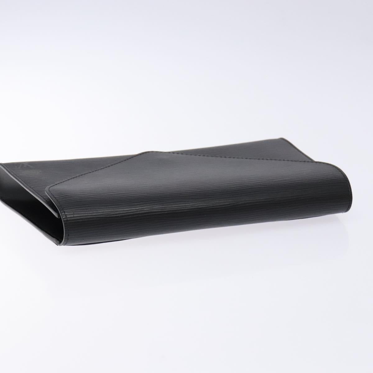 LOUIS VUITTON Epi Art Deco Clutch Bag Black M52632 LV Auth 135872