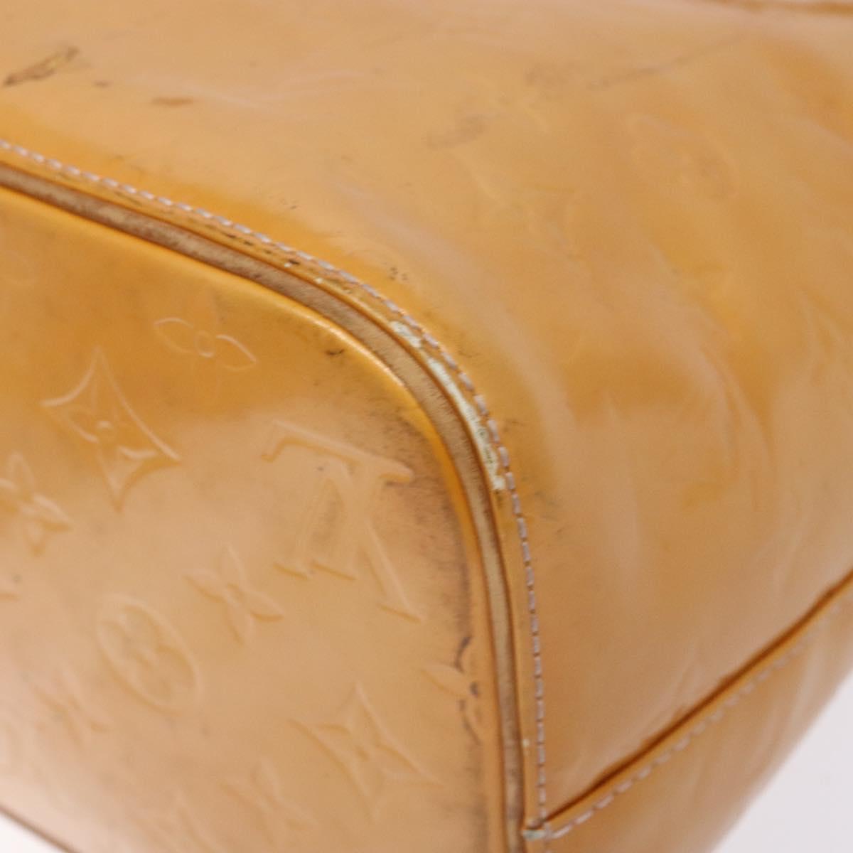 LOUIS VUITTON Monogram Vernis Houston Bag Marshmallow Pink M91302 LV Auth 135881