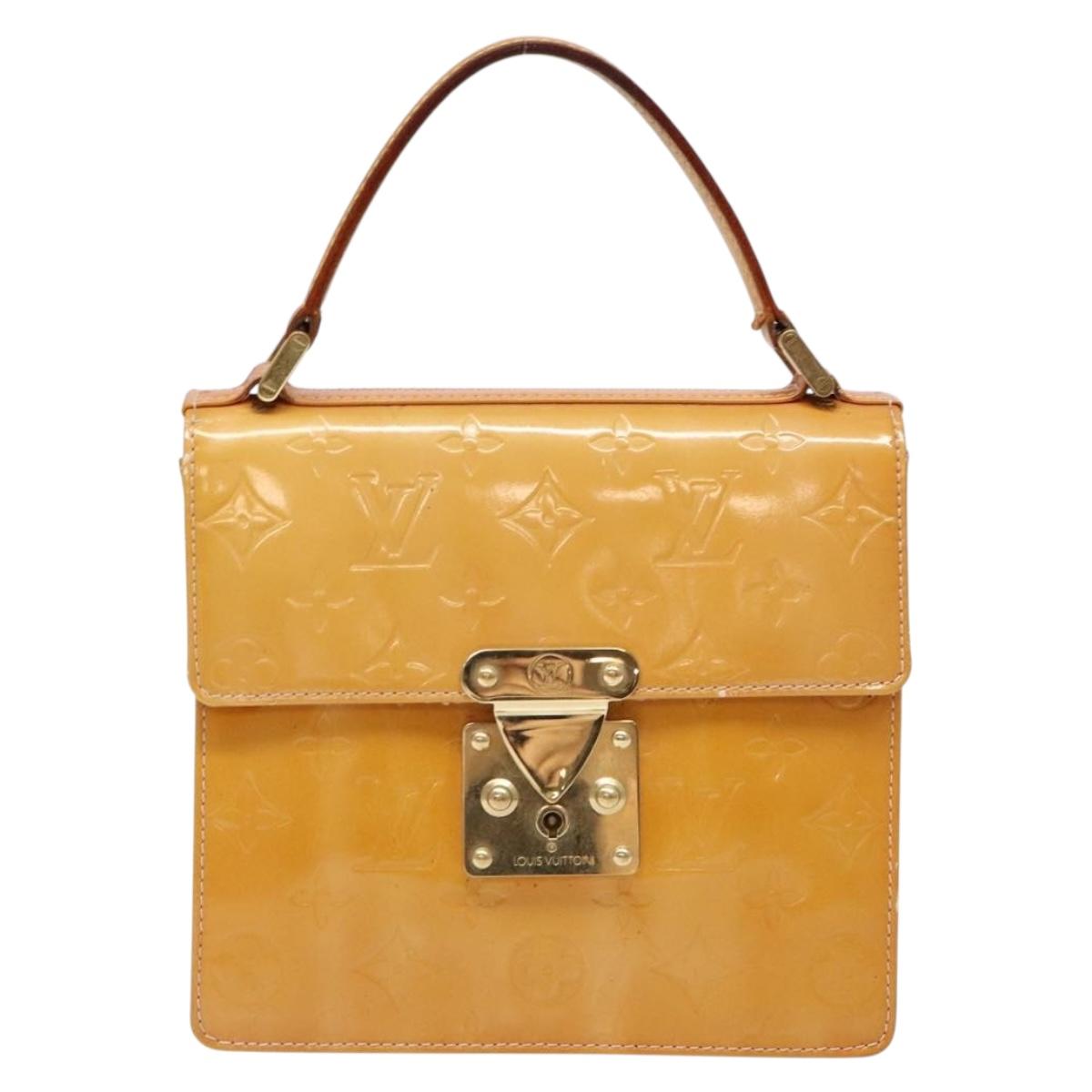 LOUIS VUITTON Vernis Spring Street Hand Bag Marshmallow Pink M91033 Auth 135887