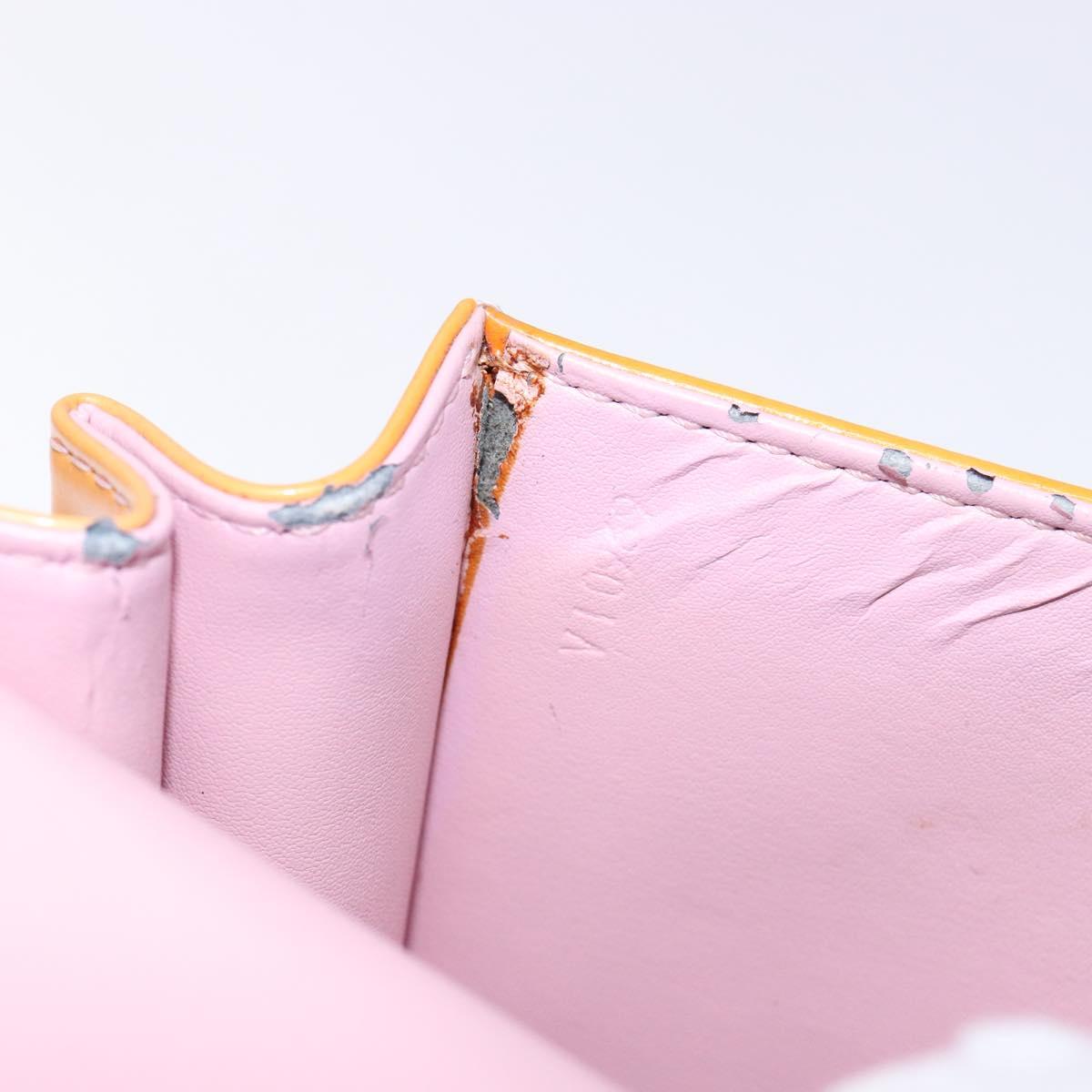 LOUIS VUITTON Vernis Spring Street Hand Bag Marshmallow Pink M91033 Auth 135887