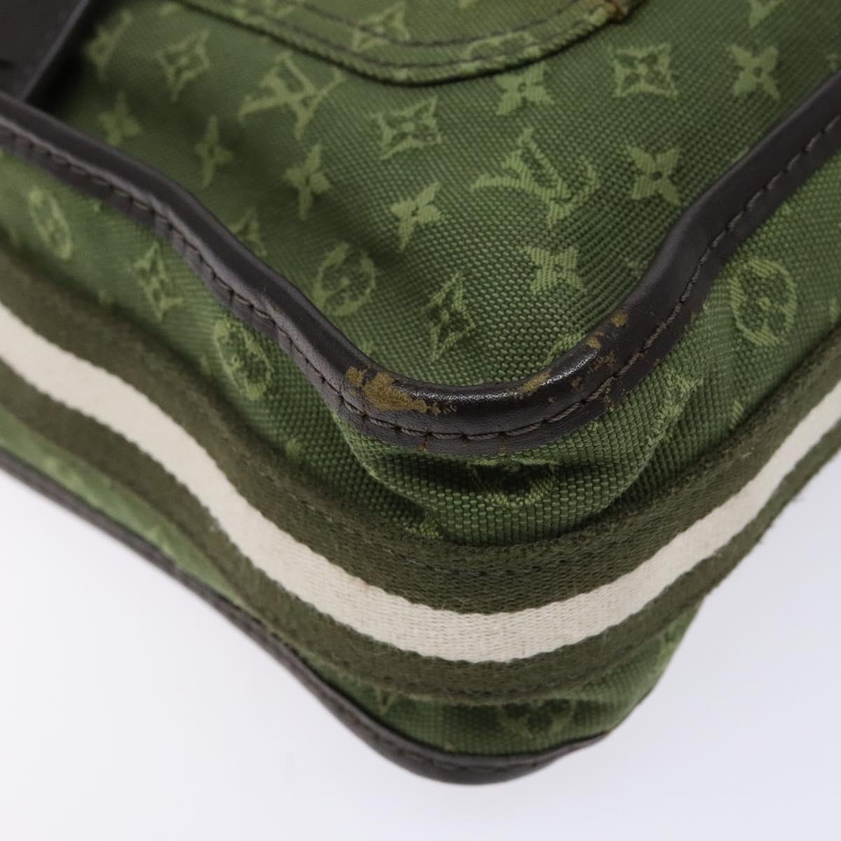 LOUIS VUITTON Monogram Mini Besace Mary Kate Bag TST Khaki M92322 LV Auth 135890