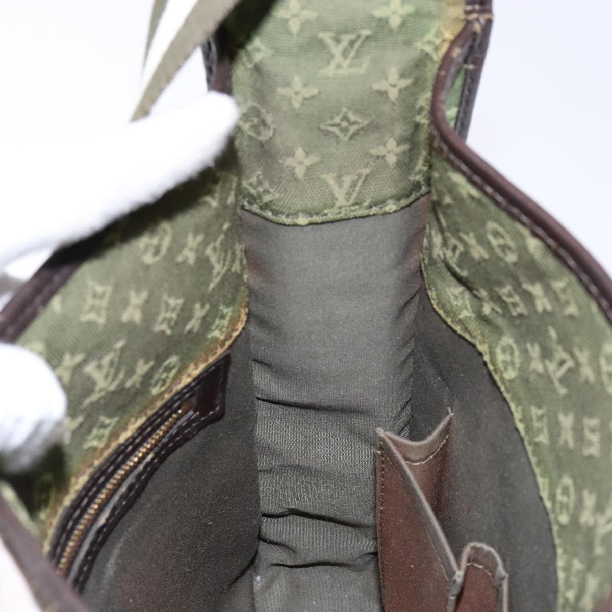 LOUIS VUITTON Monogram Mini Besace Mary Kate Bag TST Khaki M92322 LV Auth 135890