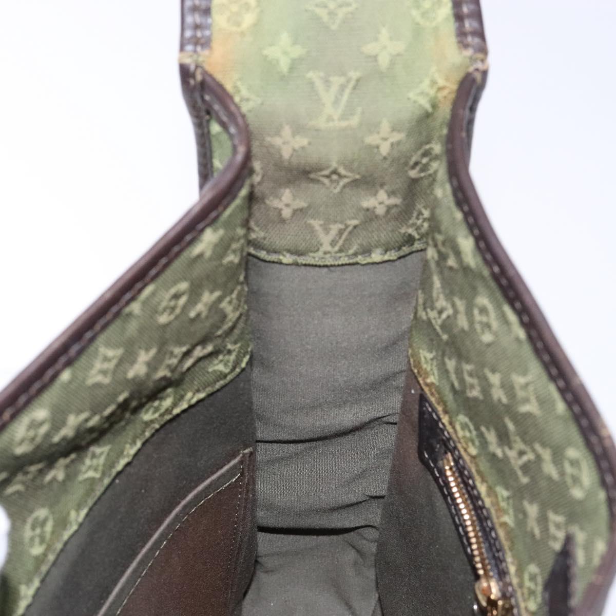 LOUIS VUITTON Monogram Mini Besace Mary Kate Bag TST Khaki M92322 LV Auth 135890